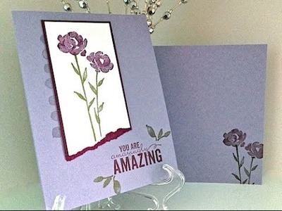 Simply Simple FLASH CARD 2.0 - Painted Petals Amazingly Amazing Card by Connie Stewart