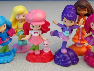 STRAWBERRY SHORTCAKE 2011 MCDONALDS HAPPY MEAL TOY COLLECTION VIDEO REVIEW
