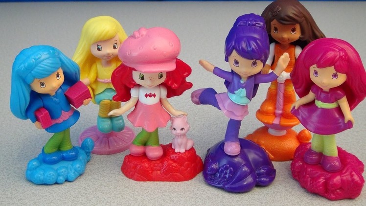 STRAWBERRY SHORTCAKE 2011 MCDONALDS HAPPY MEAL TOY COLLECTION VIDEO REVIEW