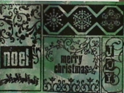 SUPER FAST Christmas card w. Gesso & Spray Mists