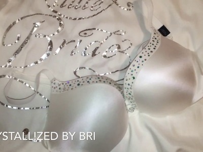 Swarovski Crystal Bling Bridal Wedding Night Bra Lingerie Crystallized by CRYSTALL!ZED by Bri