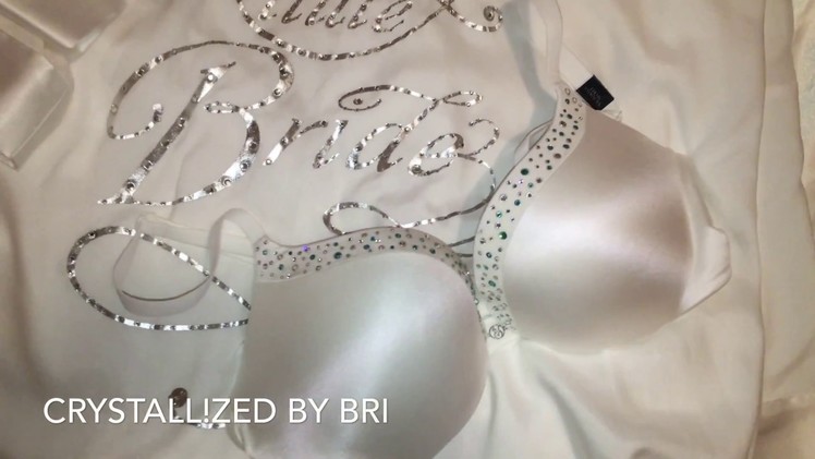 Swarovski Crystal Bling Bridal Wedding Night Bra Lingerie Crystallized by CRYSTALL!ZED by Bri