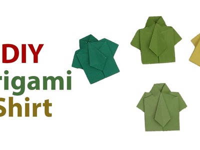 Sweet and Cute Origami Shirt with Tie - DIY Easy Origami Tutorial for Beginners - Step by Step