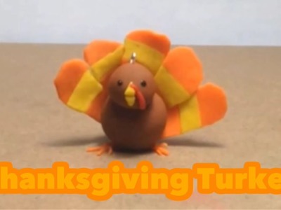 Thanksgiving Turkey made out of polymer clay| with Ilianis