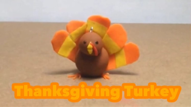 Thanksgiving Turkey made out of polymer clay| with Ilianis