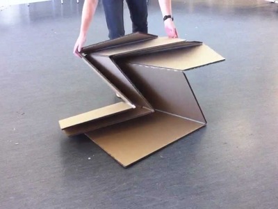 Thick Rigid Origami - Cardboard Model
