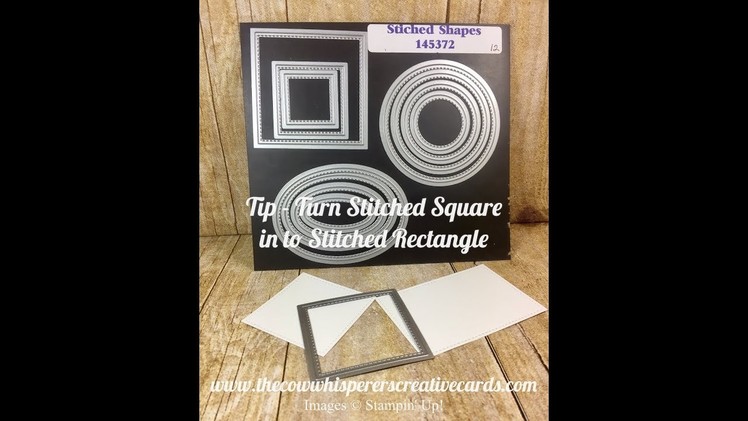Tip - Turn your Stitched Square in to a Stitched Rectangle