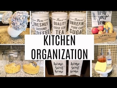 TIPS FOR AN ORGANIZED KITCHEN
