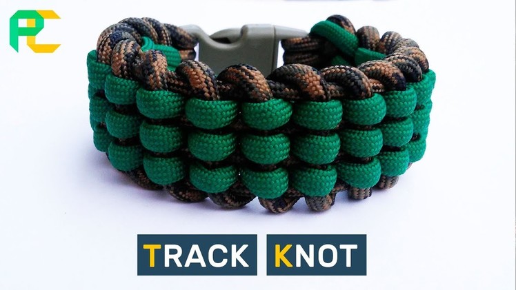 Track Knot Paracord Bracelet