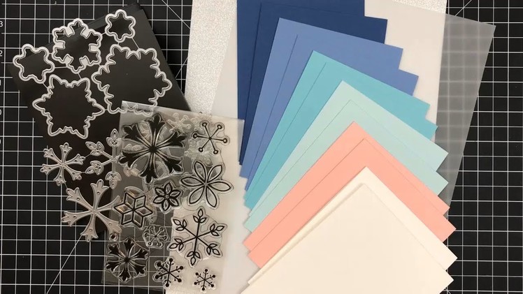 10 Cards - 1 Kit | My Favorite Things Card Kit | Snowflake Splendor 2017 | Part 1