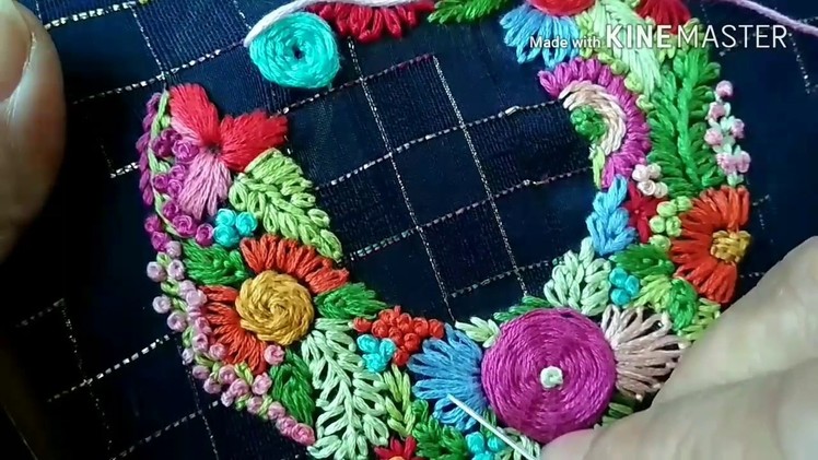 151-Beautiful embroidery from very basic stitches (Hindi.Urdu)