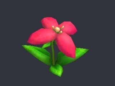 3D Model of flower - file Flower.obj