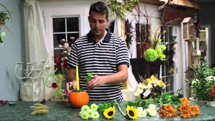 5 Minute Florals: Pumpkin Arrangement