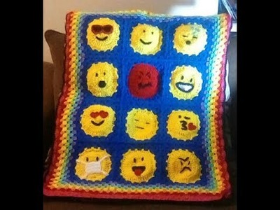 All 12-Emoji Afghan + 1