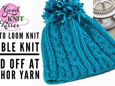 Bind off at Anchor Yarn on double knitting (waste yarn)