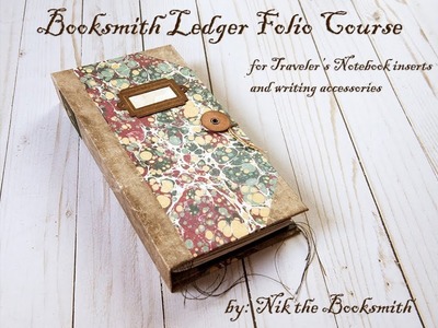 Booksmith Ledger Folio for TN inserts - a Nik the Booksmith online course