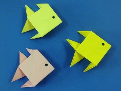 Cách gấp con cá bằng giấy || How to make a Paper fish