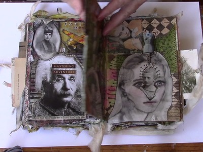 Completed Mixed Media Altered Book