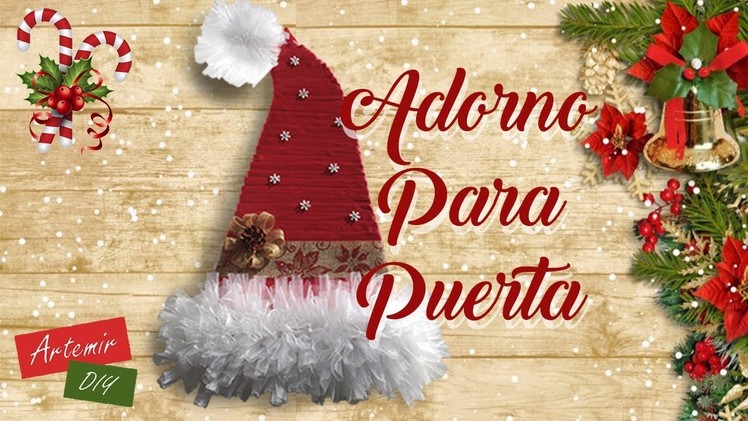 Decoracion navideña para Puerta Christmas Decoration for Door con Artemir
