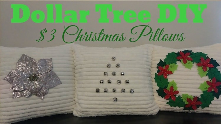 DIY Christmas Decorations | $3 Pillows