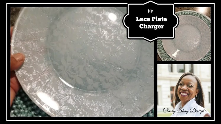 DIY: Dollar Tree Lace Chargers Table Decor