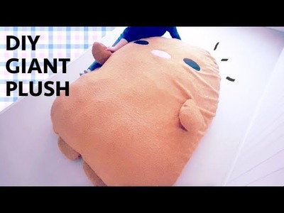 DIY Giant Tonkatsu Plushie Sumikko Gurashi Inspired Washable Cover
