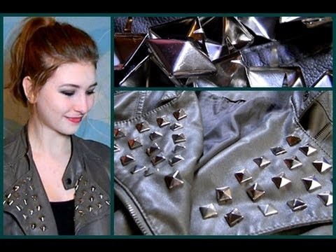 DIY Studded Leather Jacket & Studding Ideas