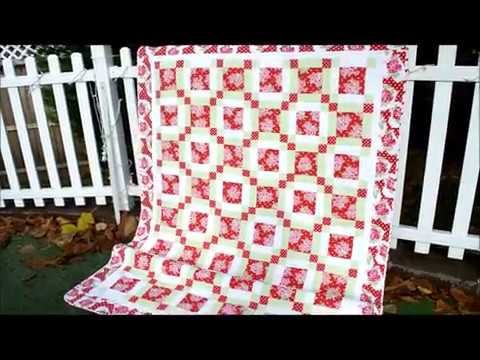 EPISODE 57 -Finished Nine Patch quilt with bonus footage
