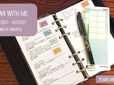 Functional Plan With Me Personal Filofax 11.6.17 - 11.12.17