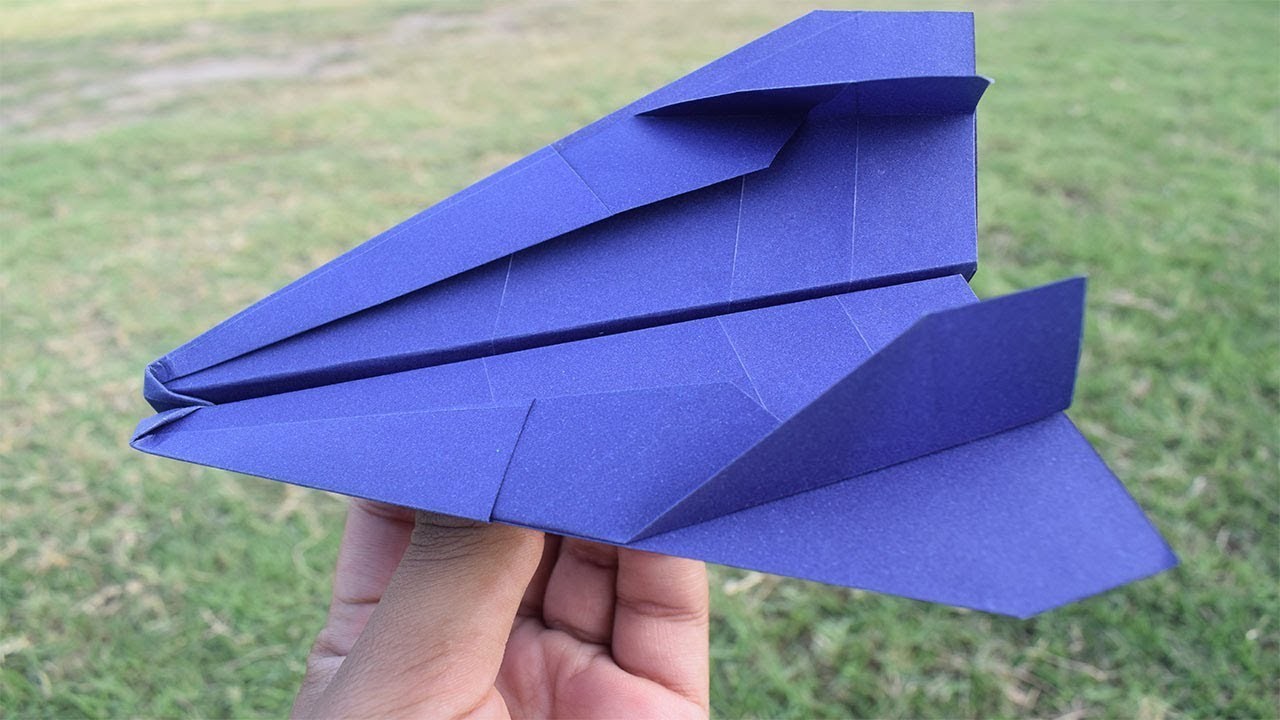 how-to-make-a-paper-airplane-glider-easy-simple-youtube