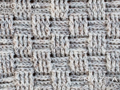 How to Crochet Basket Weave Stitch - Post Stitch 004 - DIY Tutorial - Stitchorama by Naztazia