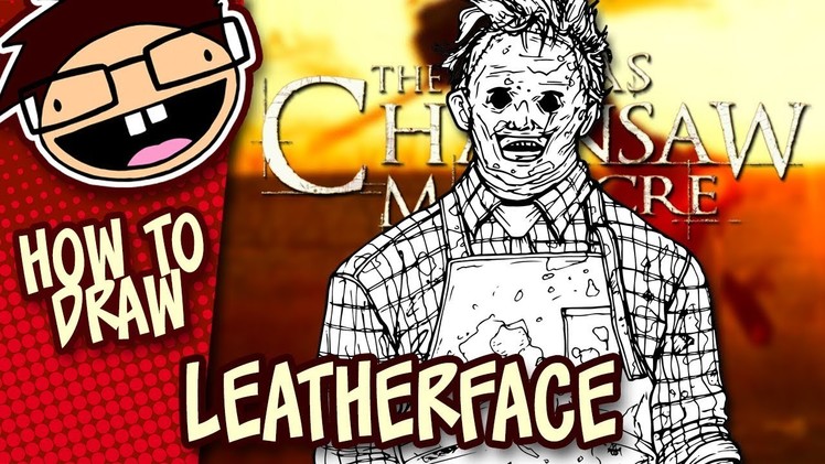 How to Draw LEATHERFACE (The Texas Chainsaw Massacre) | Narrated Easy Step-by-Step Tutorial