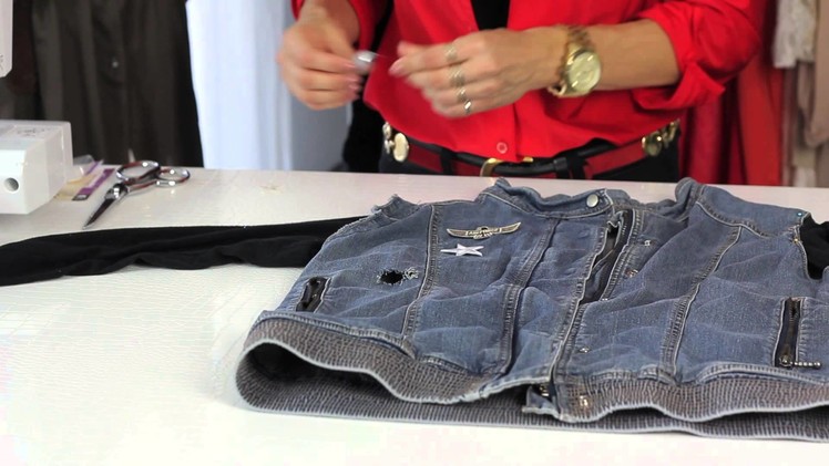 How to Embellish a Jean Jacket : Style Savvy