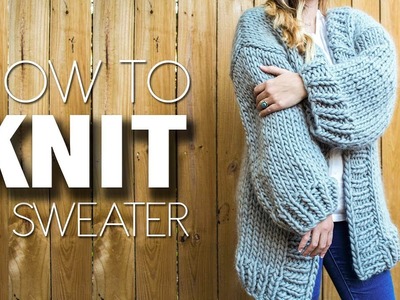 HOW TO KNIT A SWEATER | WE ARE KNITTERS | SIMONE CARDIGAN