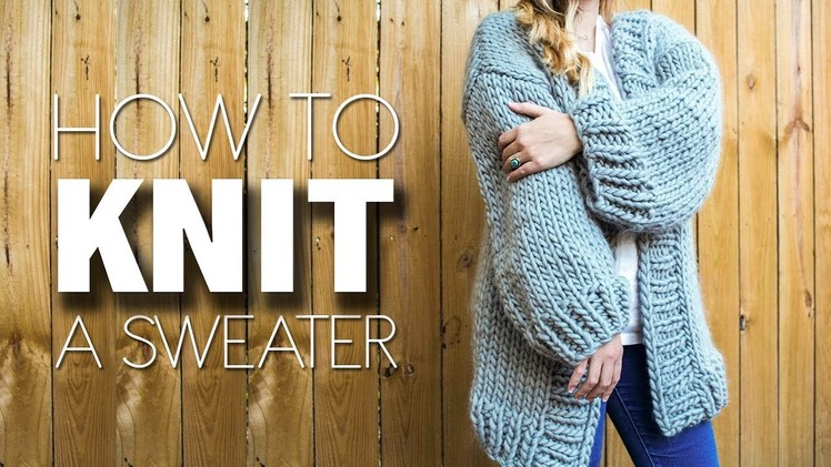 HOW TO KNIT A SWEATER | WE ARE KNITTERS | SIMONE CARDIGAN