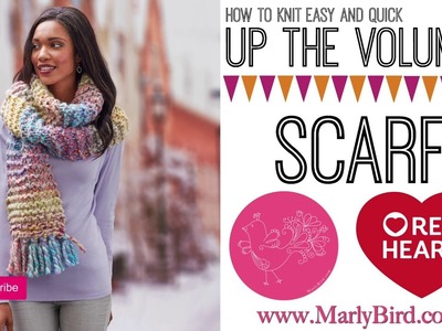 How to Knit Quick and Easy Up the Volume Scarf