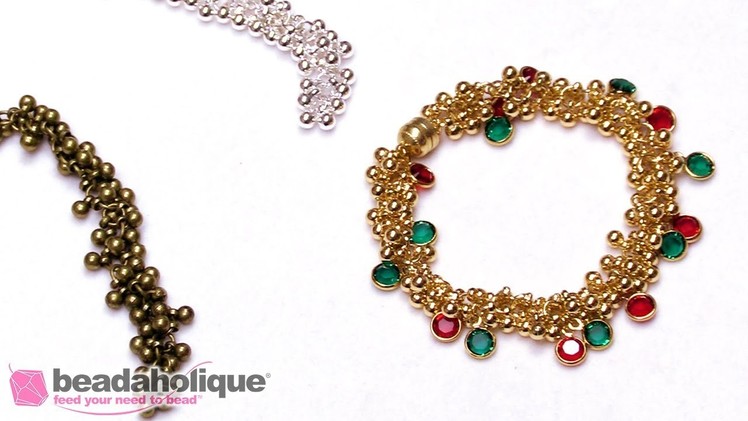 How to Make a Charm Chain Bauble Christmas Bracelet