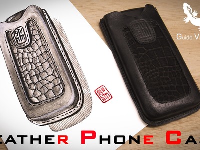 How to make a Leather Phone Case: Concept Sketching and Making Process
