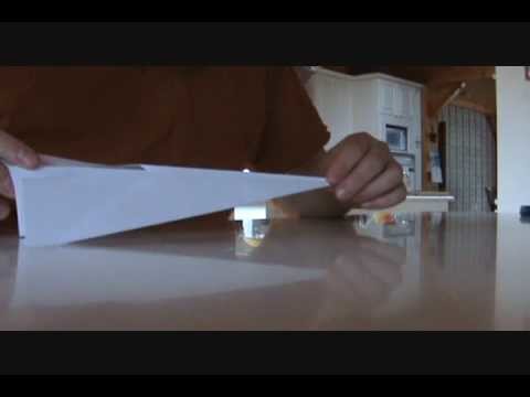 How to make a paper airplane That flies far (Flies Farther)