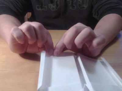 How to make a paper airplane that make tricks. (flies far and long time)