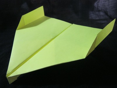 How to make a paper airplane that flies far and straight in easy steps?