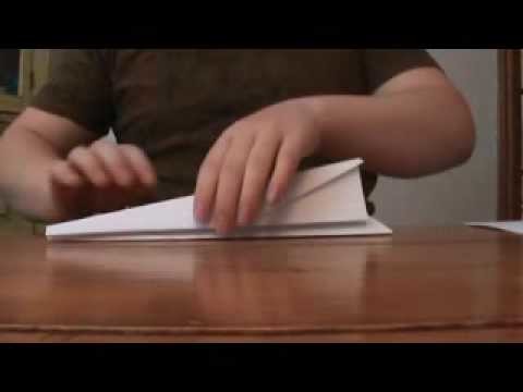 How to make a paper airplane that flies far glider