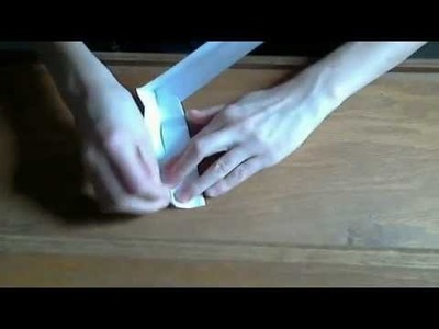 How to make a paper boomerang that comes back to you