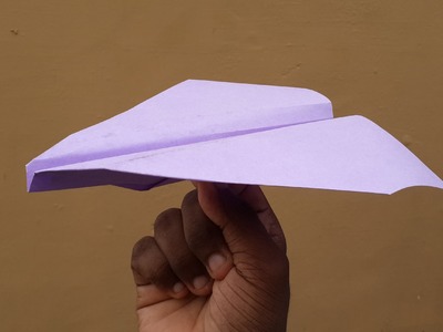 How to Make a Paper Origami Airplane that Flies Far & Straight