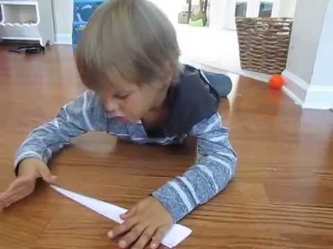 How To Make A Simple Paper Airplane - Jet Stream 2