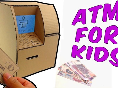 How to make an ATM from Cardboard for Kids