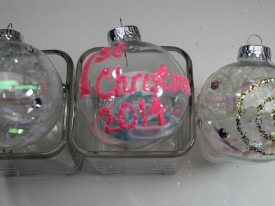 How to make Christmas ornaments styles 2 and 3