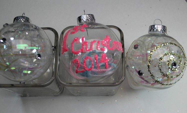 How to make Christmas ornaments styles 2 and 3
