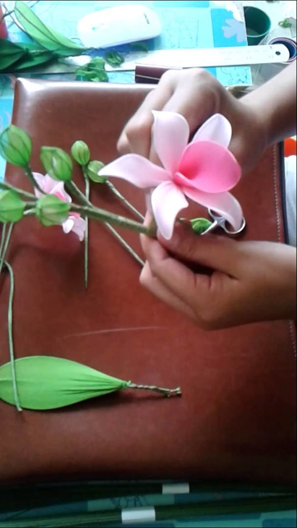 How to make stocking-flower (Dendrobium) by www.ployandpoom.com 2.2
