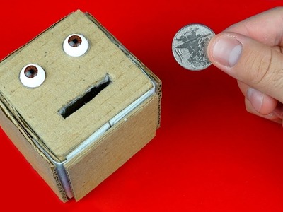How to Make Surprise Coin Box From Cardboard